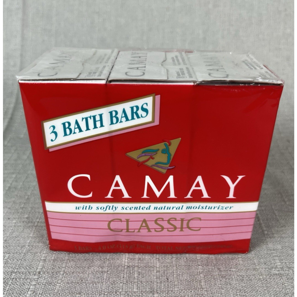 VTG Camay Soap Pink Classic Softly Scented Beauty Bar 3 Bars 4 Oz Discontinued